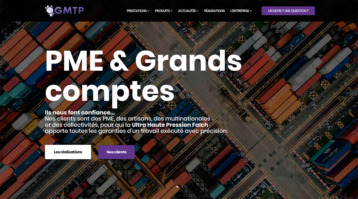 GMTP - Site internet